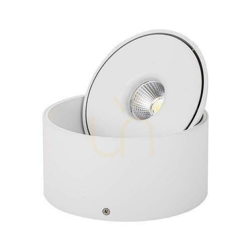 Kontrollera Ytmonterad downlight V-TAC 20W Tilt CRI90 CCT Vit VT-2825 3000K-4000K-6400K 1408lm.