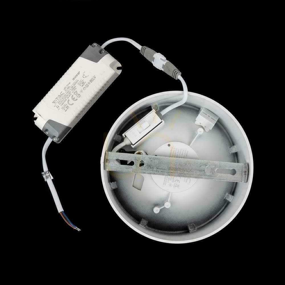 Display Ytmonterad downlight V-TAC 28W Tilt CRI90 CCT Vit VT-2833 3000K-4000K-6400K 2500lm. Ytmonterad downlight V-TAC 28W Tilt CRI90 CCT Vit VT-2833 3000K-4000K-6400K 2500lm.