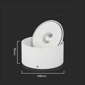 Ytmonterad downlight V-TAC 28W Tilt CRI90 CCT Vit VT-2833 3000K-4000K-6400K 2500lm. 5 Ytmonterad downlight V-TAC 28W Tilt CRI90 CCT Vit VT-2833 3000K-4000K-6400K 2500lm. small 5