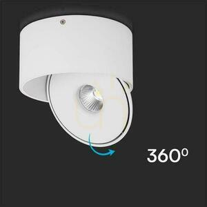 Ytmonterad downlight V-TAC 28W Tilt CRI90 CCT Vit VT-2833 3000K-4000K-6400K 2500lm. 9 Ytmonterad downlight V-TAC 28W Tilt CRI90 CCT Vit VT-2833 3000K-4000K-6400K 2500lm. small 9