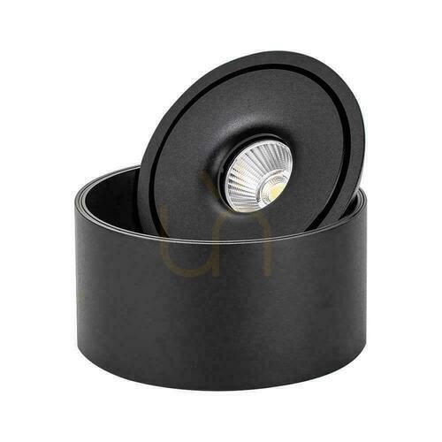 Kontrollera Utanpåliggande downlight V-TAC 28W Tilt CRI90 CCT Svart VT-2833 3000K-4000K-6400K 2500lm.