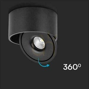 Utanpåliggande downlight V-TAC 28W Tilt CRI90 CCT Svart VT-2833 3000K-4000K-6400K 2500lm. small 10