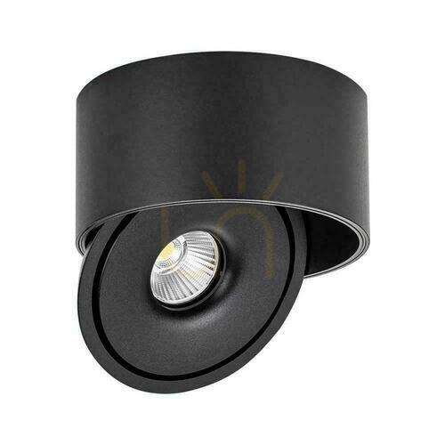 Kontrollera Utanpåliggande downlight V-TAC 28W Tilt CRI90 CCT Svart VT-2833 3000K-4000K-6400K 2500lm.