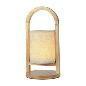 V-TAC 1,5W LED-bordslampa Nattlampa Laddning Dimbar Trä VT-7570 3000K 100lm small 0