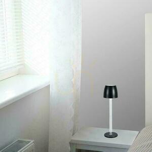 V-TAC 3W LED laddningsdimbar nattduksbordslampa svart VT-7576 3000K 310lm. small 10