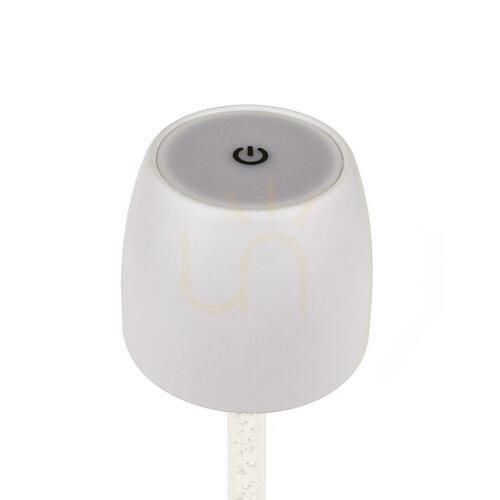 Kontrollera V-TAC 3W LED-bordslampa Nattlampa Laddning Dimbar Vit VT-7576 3000K 310lm.