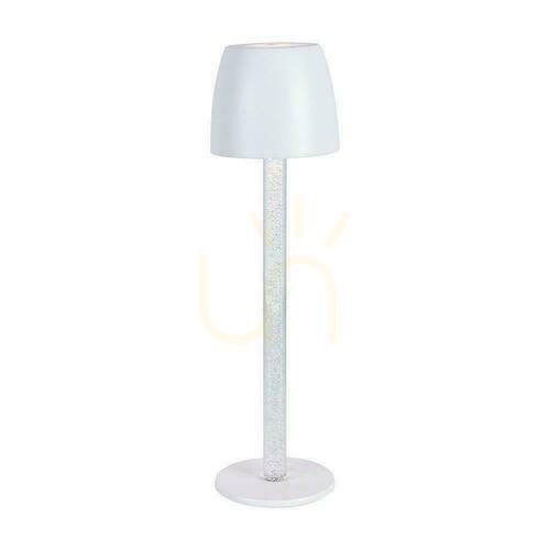 Kontrollera V-TAC 3W LED-bordslampa Nattlampa Laddning Dimbar Vit VT-7576 3000K 310lm.