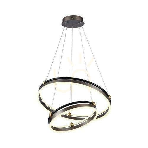 Kontrollera V-TAC 50W LED brun pendelarmatur VT-7578 3000K 5850lm