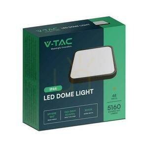 Plafond V-TAC 48W LED Square 42x42cm Ytmonterad IP44 Svart VT-8630B 3000K 5160lm small 3