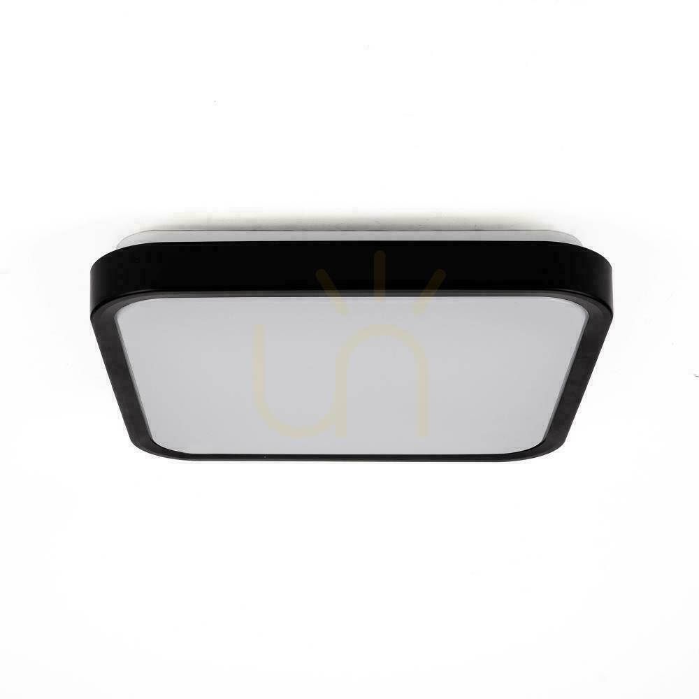 Kontrollera Plafond V-TAC 36W LED Square 42x42cm Ytmonterad Pilot Rörelsesensor IP44 Svart VT-8630S 4000K 3820lm Plafond V-TAC 36W LED Square 42x42cm Ytmonterad Pilot Rörelsesensor IP44 Svart VT-8630S 4000K 3820lm