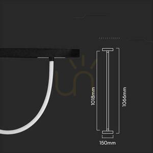 Magnetisk 48V V-TAC 11W LED CCT bussarmatur 30st SMART 100cm WiFi TRACKLIGHT Svart VT-42112 2700K-6400K 1270lm 3 års garanti small 5