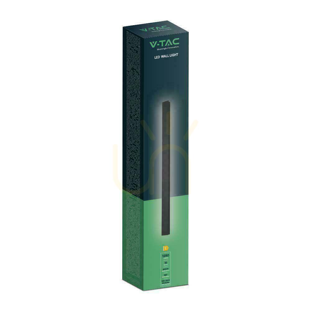 Kontrollera V-TAC VT-1173 LED-vägglampa för utomhusbruk antracit 10 W 4000 K 1300 lm 51 cm IP65 V-TAC VT-1173 LED-vägglampa för utomhusbruk antracit 10 W 4000 K 1300 lm 51 cm IP65