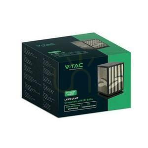 Trädgårdsarmatur E27 V-TAC 23x23cm IP65 Svart VT-7657 small 1