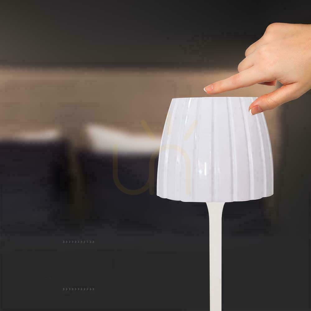 Kontrollera V-TAC 2,7W LED nattduksbordslampa 34cm USB-laddning dimbar vit VT-7967 3000K-6000K 110lm V-TAC 2,7W LED nattduksbordslampa 34cm USB-laddning dimbar vit VT-7967 3000K-6000K 110lm