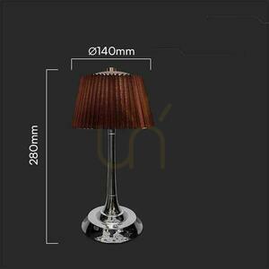 V-TAC 1,5W LED nattduksbordslampa 28cm USB-laddning Dimbar brons VT-7968 3000K-6000K 40lm small 4