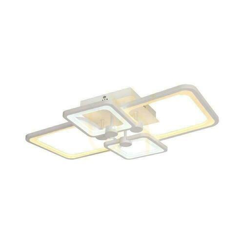 Kontrollera V-TAC 74W LED Dimbar takarmatur Vit Pilot VT-7718 3000K-4000K-6000K 6000lm.