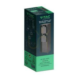 V-TAC Trädgårdsstolpe 2 uttag 2x16A 23cm 3600W IP44 Grafit VT-1196 3 års garanti small 4