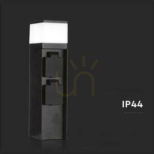 Trädgårdsstolpe LED G9 V-TAC 2 socklar 2x16A 23cm 3600W IP44 Grafit VT-1197 3 års garanti small 2