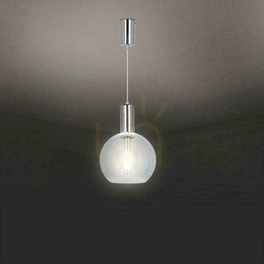 Förhandsvisning Pendelarmatur V-TAC 5W LED Akryl fi.20cm Krom VT-10114 3000K 450lm Pendelarmatur V-TAC 5W LED Akryl fi.20cm Krom VT-10114 3000K 450lm