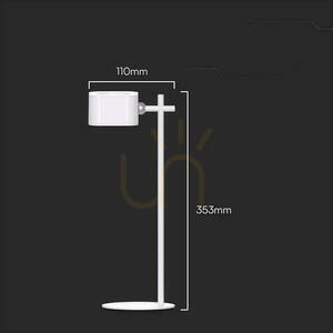 V-TAC 4-i-1 skrivbordslampa 35 cm tapetklämma ficklampa 3W LED CCT vit VT-10115 3000K-6000K 300lm 4 V-TAC 4-i-1 skrivbordslampa 35 cm tapetklämma ficklampa 3W LED CCT vit VT-10115 3000K-6000K 300lm small 4