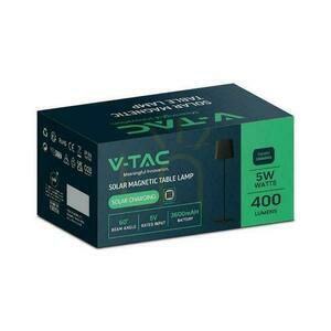 V-TAC 5W CCT LED Solar nattduksbordslampa 35cm USB-C laddning dimbar svart VT-10116 3000K-6000K 400lm 5 V-TAC 5W CCT LED Solar nattduksbordslampa 35cm USB-C laddning dimbar svart VT-10116 3000K-6000K 400lm small 5