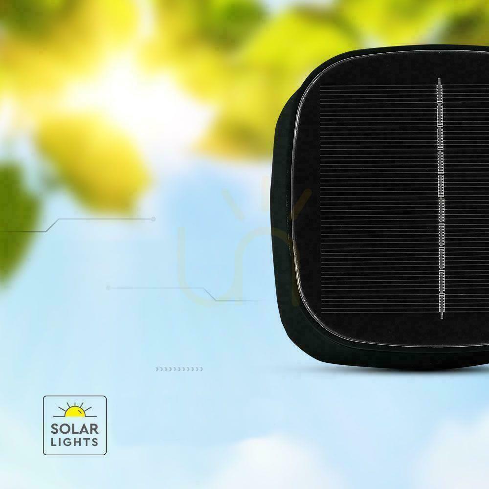 Visa V-TAC 5W CCT LED Solar nattduksbordslampa 35cm USB-C laddning dimbar svart VT-10116 3000K-6000K 400lm V-TAC 5W CCT LED Solar nattduksbordslampa 35cm USB-C laddning dimbar svart VT-10116 3000K-6000K 400lm