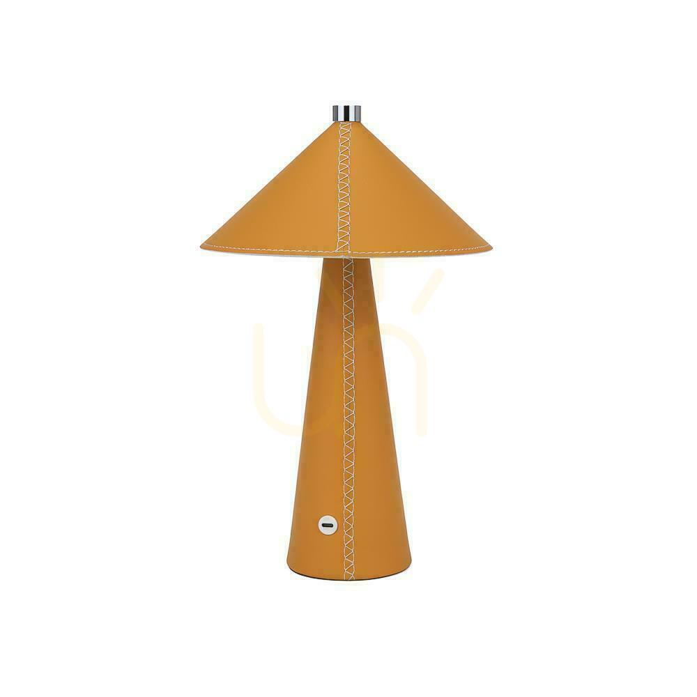Förhandsvisning V-TAC 3W LED nattduksbordslampa 33cm CCT laddning USB-C dimbar gult läder VT-10117-Y 3000K-6000K 240lm V-TAC 3W LED nattduksbordslampa 33cm CCT laddning USB-C dimbar gult läder VT-10117-Y 3000K-6000K 240lm