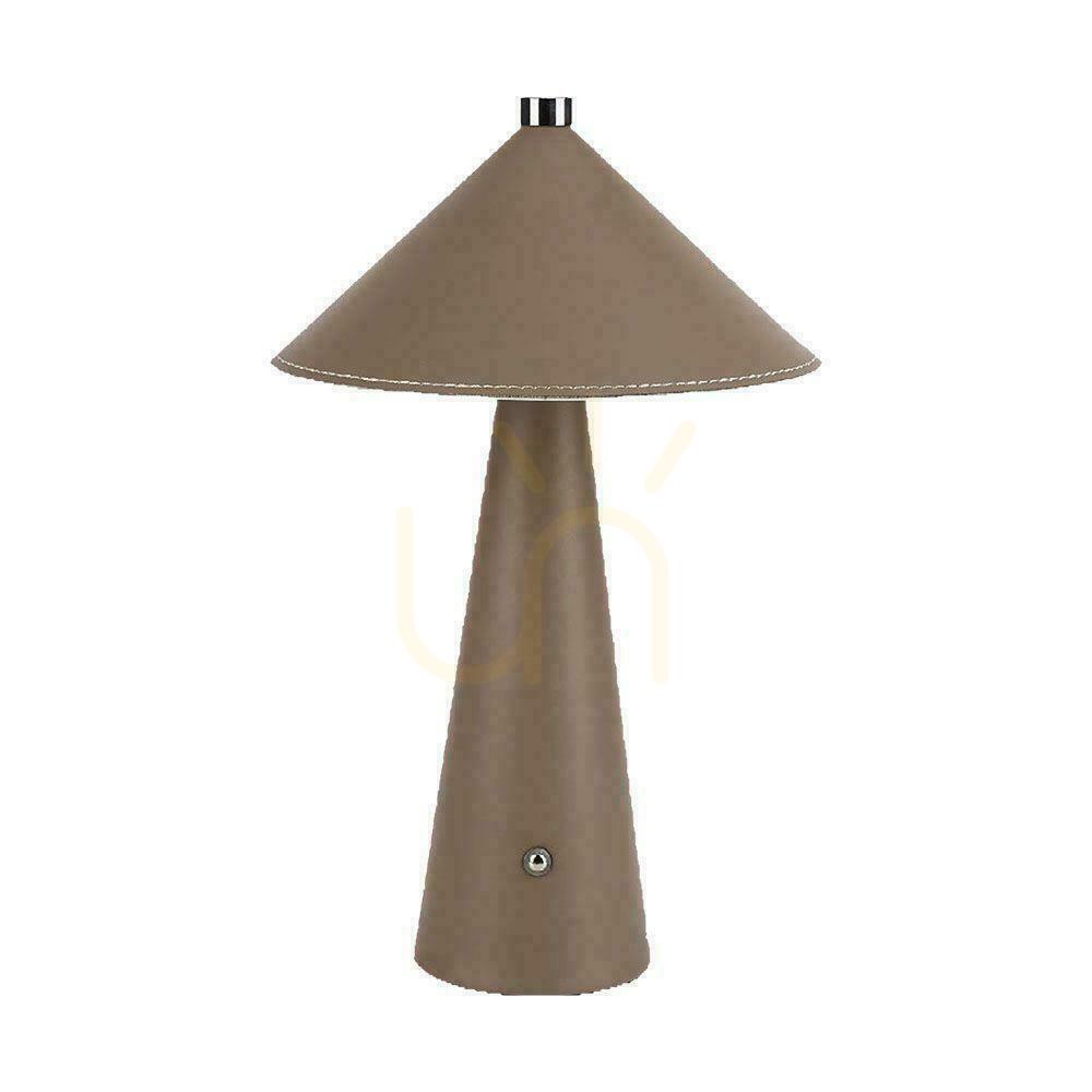 Kontrollera V-TAC 3W LED nattduksbordslampa 33cm CCT USB-C laddning dimbar brunt läder VT-10117 3000K-6000K 240lm V-TAC 3W LED nattduksbordslampa 33cm CCT USB-C laddning dimbar brunt läder VT-10117 3000K-6000K 240lm