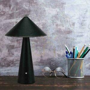 V-TAC 3W LED nattduksbordslampa 33cm CCT USB-C laddning dimbar svart läder VT-10117 3000K-6000K 240lm small 8