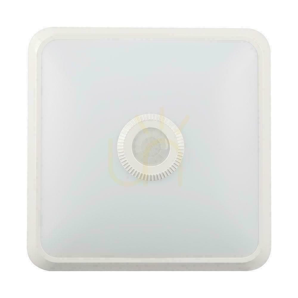 Utsikt LED Plafond V-TAC SAMSUNG CHIP 12W 29x29cm CCT Rörelsesensor Kvadrat Vit VT-81003 3000K-4000K-6000K 1100lm 5 års garanti LED Plafond V-TAC SAMSUNG CHIP 12W 29x29cm CCT Rörelsesensor Kvadrat Vit VT-81003 3000K-4000K-6000K 1100lm 5 års garanti