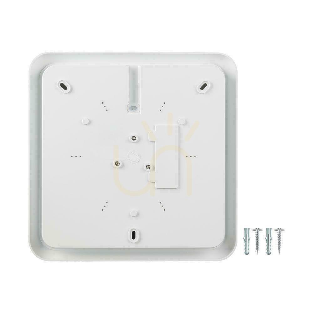 Visa LED Plafond V-TAC SAMSUNG CHIP 12W 29x29cm CCT Rörelsesensor Kvadrat Vit VT-81003 3000K-4000K-6000K 1100lm 5 års garanti LED Plafond V-TAC SAMSUNG CHIP 12W 29x29cm CCT Rörelsesensor Kvadrat Vit VT-81003 3000K-4000K-6000K 1100lm 5 års garanti