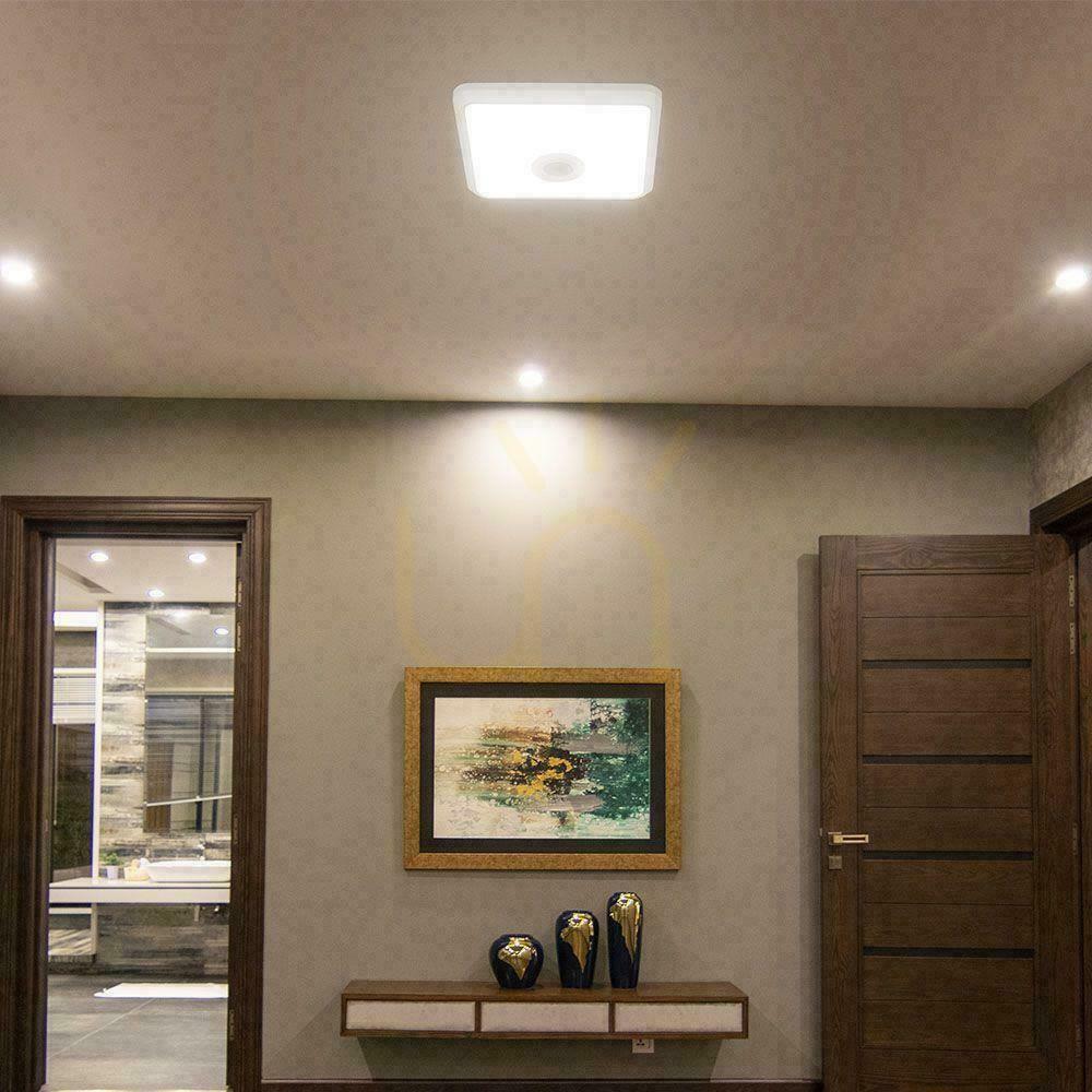Förhandsvisning LED Plafond V-TAC SAMSUNG CHIP 12W 29x29cm CCT Rörelsesensor Kvadrat Vit VT-81003 3000K-4000K-6000K 1100lm 5 års garanti LED Plafond V-TAC SAMSUNG CHIP 12W 29x29cm CCT Rörelsesensor Kvadrat Vit VT-81003 3000K-4000K-6000K 1100lm 5 års garanti