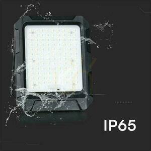 V-TAC Solar LED-projektor 10W Fjärrkontroll, AUTO, Timer, IP65 Svart VT-55W 4000K 1000lm small 1