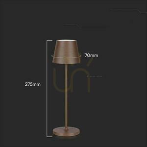 V-TAC 1,5W LED-bordslampa Nattlampa Laddning Dimbar IP54 Brons, Corten VT-7997 3000K 150lm 6 V-TAC 1,5W LED-bordslampa Nattlampa Laddning Dimbar IP54 Brons, Corten VT-7997 3000K 150lm small 6