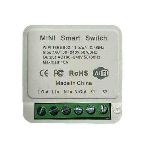 Kontrollera V-TAC Trådlös Wi-Fi Switch V-TAC 1x10A In-Wall SMART LIFE TUYA Alexa Google Home VT-5101.