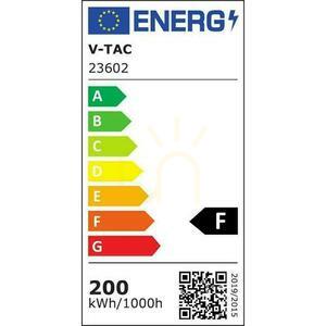 LED-projektor V-TAC 200W 100Lm/W Kabel 1mb SAMSUNG CHIP Vit VT-44204 4000K 17540lm 5 års garanti small 6