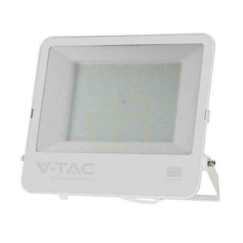 Kontrollera LED-projektor V-TAC 200W 100Lm/W Kabel 1mb SAMSUNG CHIP Vit VT-44204 4000K 17540lm 5 års garanti