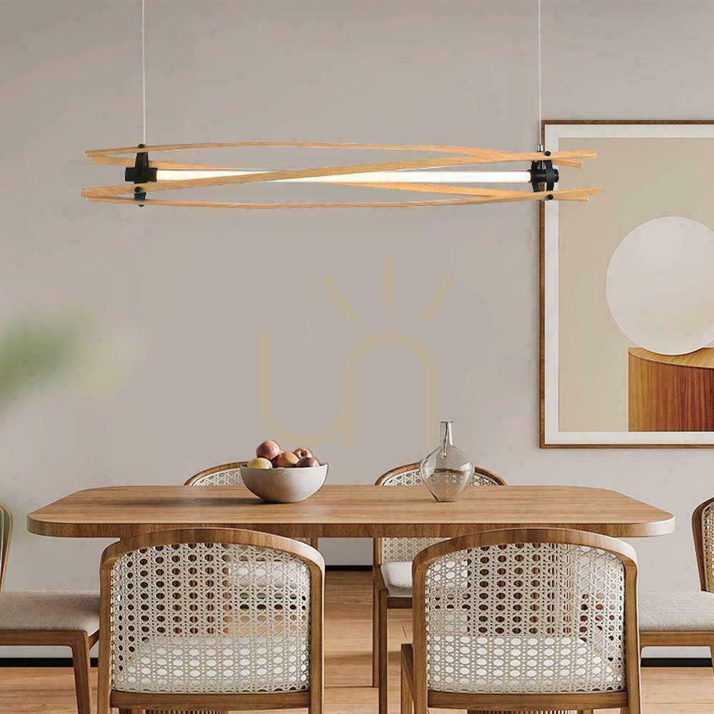 Display Pendelarmatur V-TAC LED 15W WOOD 120cm VT-7978 3000K 1600lm Pendelarmatur V-TAC LED 15W WOOD 120cm VT-7978 3000K 1600lm