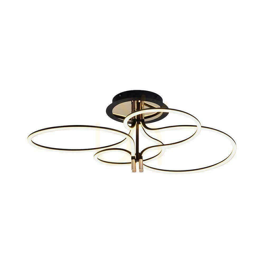 Kontrollera V-TAC LED takarmatur 36W Guld Svart 29x84cm VT-7981 3000K 4150lm. V-TAC LED takarmatur 36W Guld Svart 29x84cm VT-7981 3000K 4150lm.