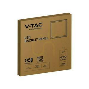 LED-panel V-TAC 36W 600x600 LED-bakgrundsbelysning Hermetisk IP65 120Lm/W VT-6235 4000K 4320lm 5 års garanti small 2
