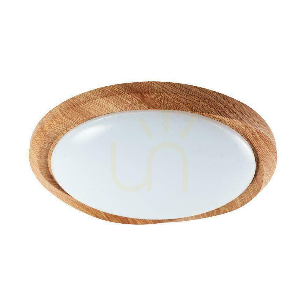 Kontrollera Plafond V-TAC 60W WOOD fi.49cm CCT Pilot TIMER VT-8559 3000K-6500K 6000lm Plafond V-TAC 60W WOOD fi.49cm CCT Pilot TIMER VT-8559 3000K-6500K 6000lm