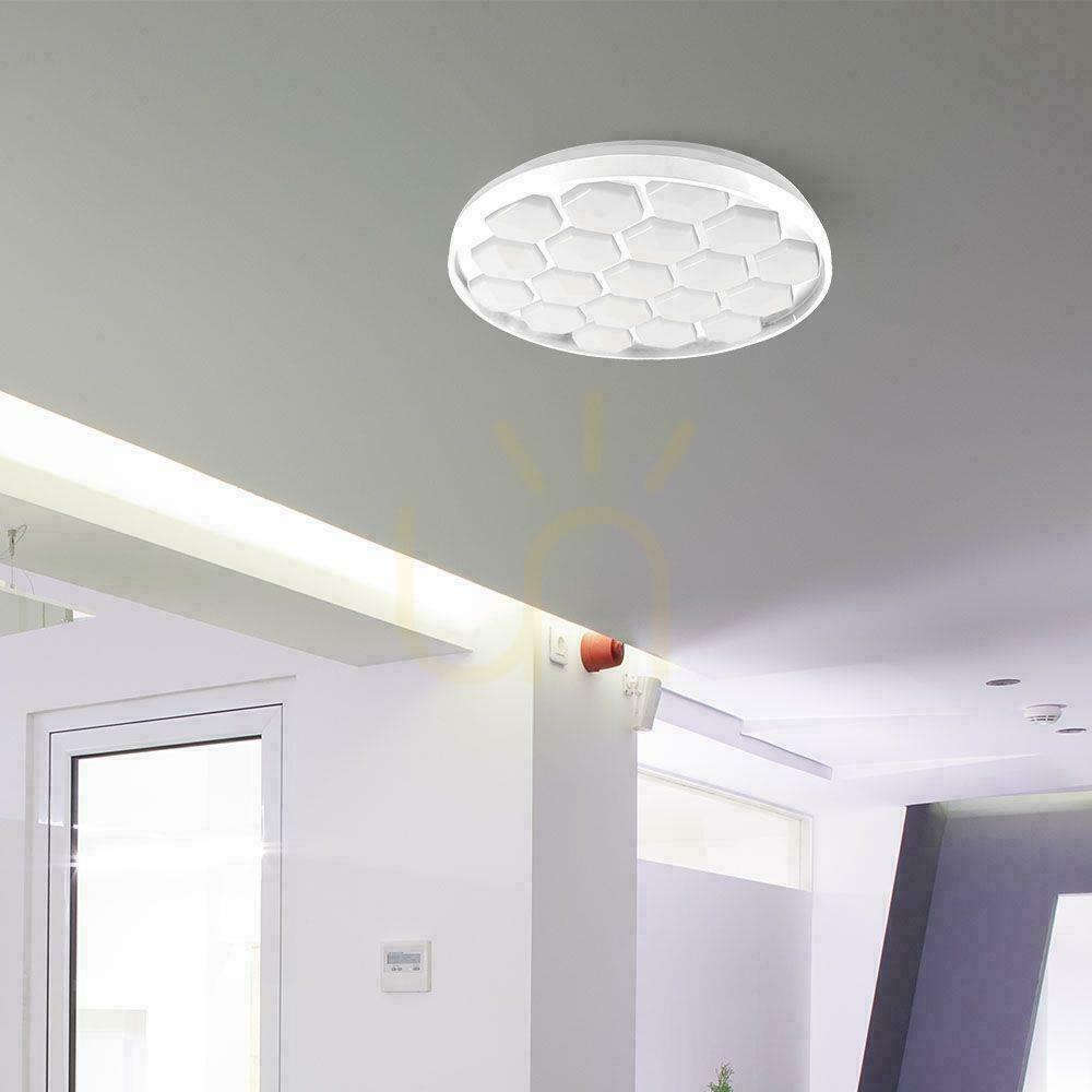 Förhandsvisning Plafond V-TAC 60W BEEHIVE fi.49cm CCT Pilot TIMER VT-8569 3000K-6500K 6000lm Plafond V-TAC 60W BEEHIVE fi.49cm CCT Pilot TIMER VT-8569 3000K-6500K 6000lm
