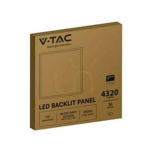 LED-panel V-TAC 36W 600x600 LED SAMSUNG CHIP Bakgrundsbelysning 33mm 120Lm/W VT-61036 6500K 4320lm 5 års garanti small 4