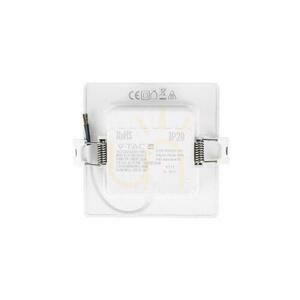 V-TAC 3W LED SAMSUNG CHIP infälld panel fyrkantig 90x90mm VT-61003SQ-S 3000K 330lm 2 V-TAC 3W LED SAMSUNG CHIP infälld panel fyrkantig 90x90mm VT-61003SQ-S 3000K 330lm small 2
