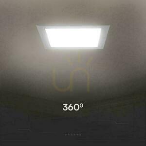V-TAC 3W LED SAMSUNG CHIP infälld panel fyrkantig 90x90mm VT-61003SQ-S 4000K 330lm small 5