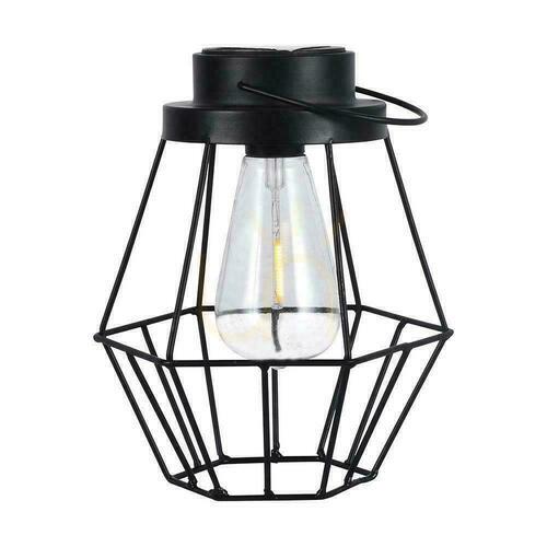 Kontrollera V-TAC LED Portabel solcellslampa IP44 Svart 18x21cm VT-7995 2700K 8lm