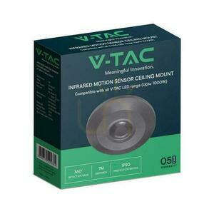 Rörelsesensor 360st V-TAC Ytmonterat tak SLIM 24mm Svart FULL SVART V-TAC VT-8027 small 5