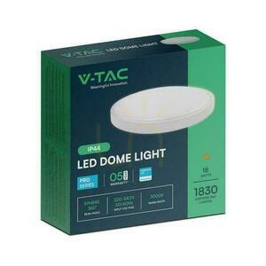Plafond V-TAC 18W LED SAMSUNG CHIP Rund 25cm Ytmonterad IP44 Vit VT-8618 3000K 1830lm 5 års garanti small 2
