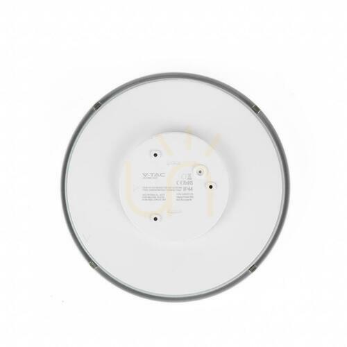 Kontrollera V-TAC VT-8624 LED taklampa rund ⌀29 cm 24 W vit 3000 K IP44