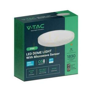 Plafond V-TAC 18W LED SAMSUNG CHIP Rund 29cm Utanpåliggande Pilot Rörelsesensor IP44 Vit VT-8618S 3000K 1830lm 5 års garanti small 2
